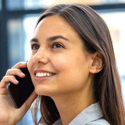 Female on Phone
